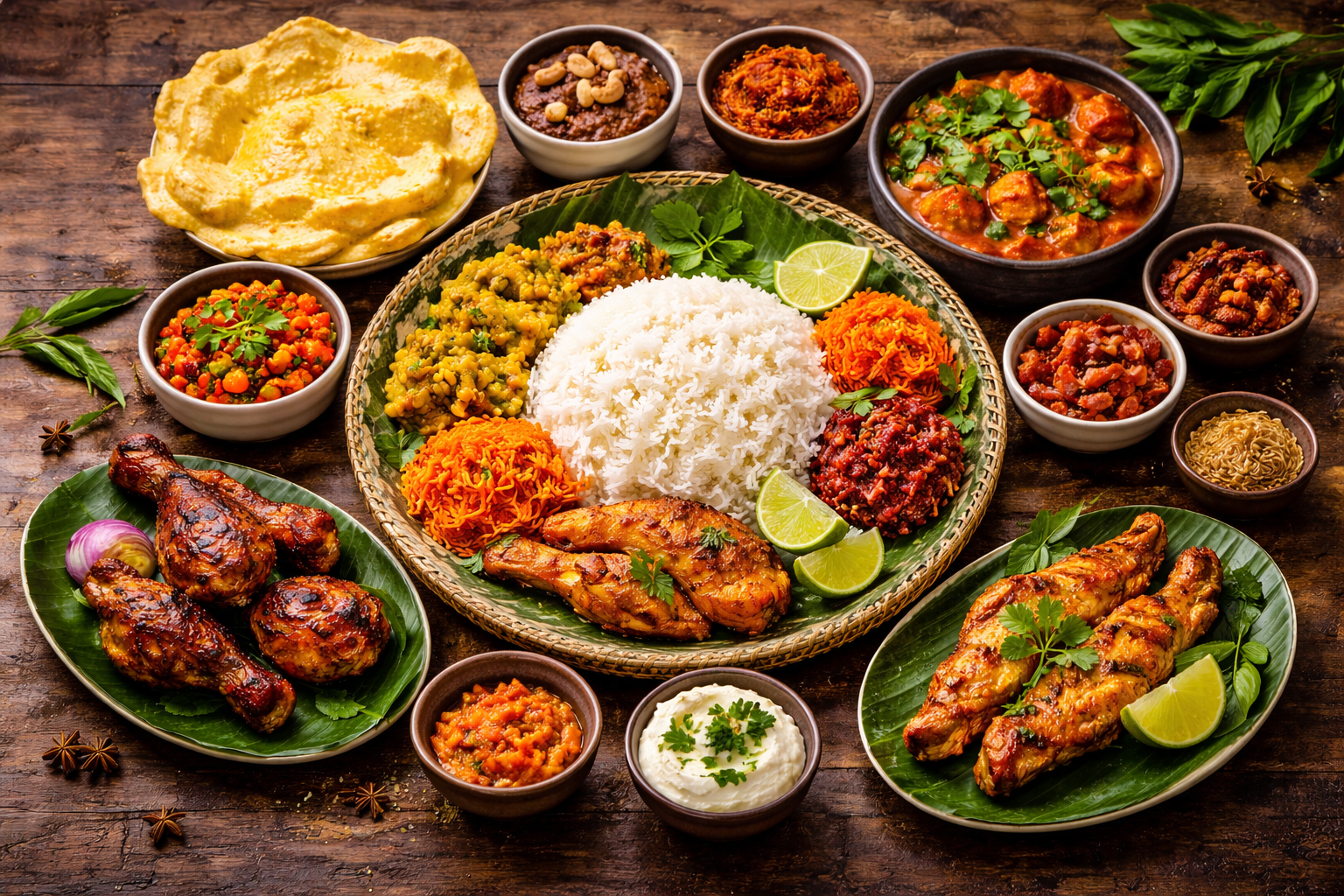 Ceylon Rice Table - Authentieke Sri Lankaanse rijsttafel bij Kurundu restaurant Nieuwegein